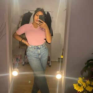 Thrifted pink top